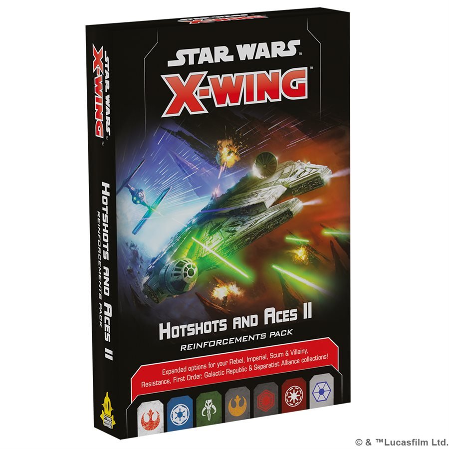 X - Wing 2nd Ed: Hotshots & Aces II Reinforcements Pack - WiredVillage Games - Wiredvillage Games